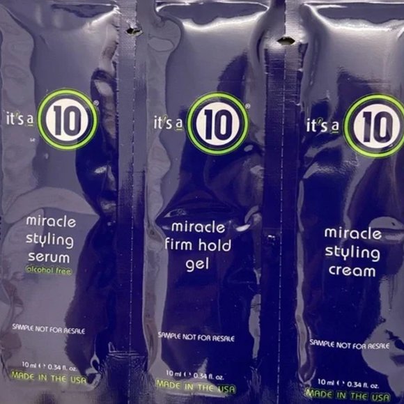 New It’s a 10 Miracle Styling Serum, Styling Cream, Firm Hold Gel x 5 - Picture 2 of 3